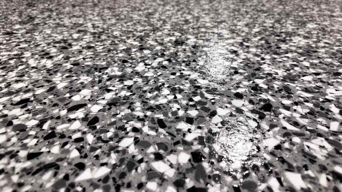 Epoxy flake texture backdrop
